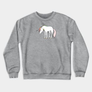 rainbow unicorn Crewneck Sweatshirt